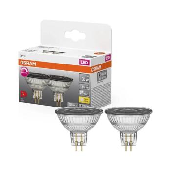 SZETT 2x LED dimmelhető MR16 reflektorizzó GU5,3/5W/12V 2700K 36° CRI 90 - Osram 4099854103377