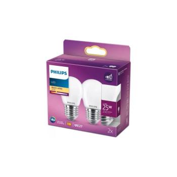 SZETT 2x LED izzó Philips P45 E27/2,2W/230V 2700K 8718699782115 kép