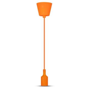 Szilikon függeszték, E27, narancssárga, V-TAC, 3484 kép