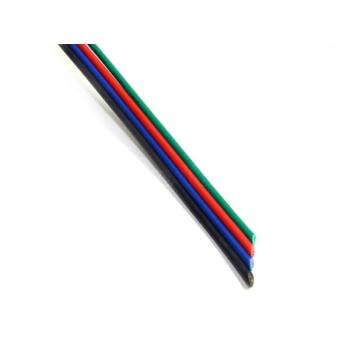 Színes vezeték , RGB LED szalaghoz , 4 eres (fekete/kék/piros/zöld) kép