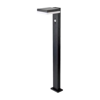 Szolár LED állólámpa mozgásérzékelővel, 5,5w, 3000K, meleg fehér, 220lm, IP54, V-TAC, 23398