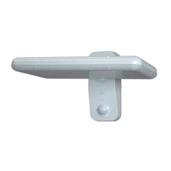 Szolár LED fali lámpa mozgásérzékelővel, 15w, 6000K, hideg fehér, 2000lm, 95°x85°, fehér, IP65, V-TAC, 10316 kép