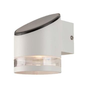 Szolár LED fali lámpatest, 3000K, meleg fehér, 70lm, fehér, IP54, V-TAC, 10395 kép