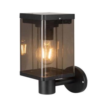 Szolár LED fali lámpatest mozgásérzékelővel, 3000K, meleg fehér, 150lm, fekete, IP54, V-TAC, 23010 kép