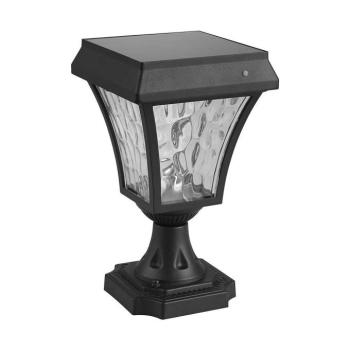 Szolár LED kerti állólámpa, 2w, CCT, 110lm, 170°, matt fekete, IP65, V-TAC, 2890 kép