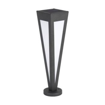 Szolár LED kerti állólámpa távirányítóval, 3000K, meleg fehér, 20lm, fekete, IP65, V-TAC, 23350 kép
