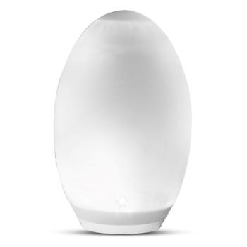 Szolár LED ovális dekorlámpa, 0,2w, 3000K, meleg fehér, 4lm, 360°, fehér, IP44, V-TAC, 8557 kép