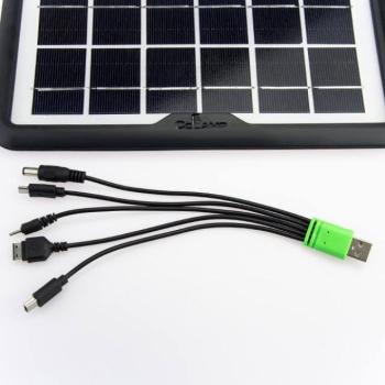 Szolár panel – Napelemes USB töltő panel, univerzális