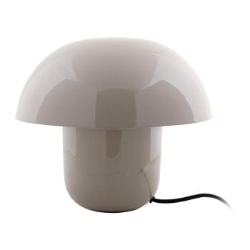 Szürke asztali lámpa fém búrával (magasság 25 cm) Fat Mushroom – Leitmotiv kép
