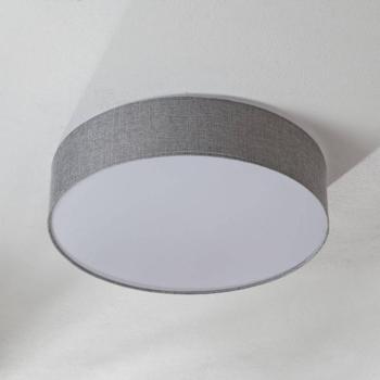 Szürke mennyezeti lámpa Pasteri vászon ernyővel 57 cm kép