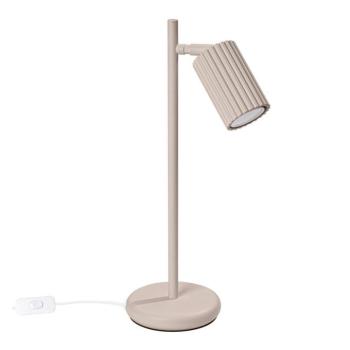 Szürkésbarna fém asztali lámpa (magasság 43 cm) Gleam – Sollux kép