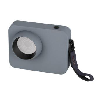 Szürkéskék fém LED dimmelhető asztali lámpa (magasság 11 cm) Kedros – Nova Luce