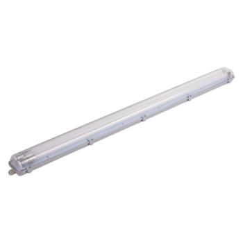 T8 fénycsővel ellátott lámpatest 2*120 cm 2*18w, 36W, 6000K, hideg fehér, 3600 lm, fehér, IP65, Optonica, 6737 kép