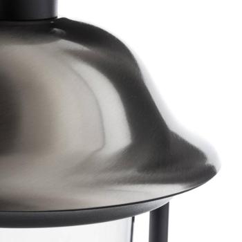 Talapzati világítás Parma, fekete, fém, 52 cm magas, E27, IP43 kép