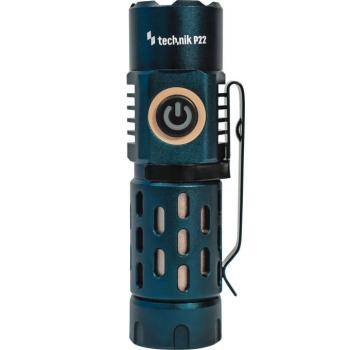 Technik Elemlámpa P22 (+1x16340 - 850mAh) LED,USB-C (800 lumen) BG, IPX4, újratölthető, MT-P22 kép