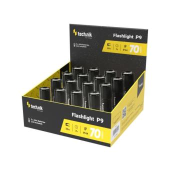 Technik Elemlámpa P9 (3xAAA/nem tartozék) 9LED (70 lumen), IP44, MT-P9 kép