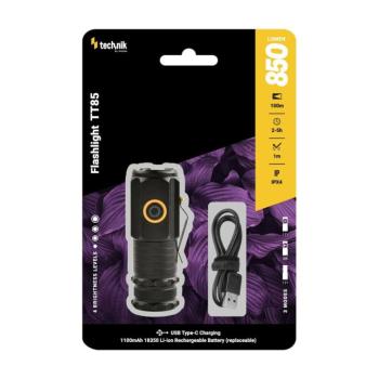 Technik Elemlámpa TT85 (1x18350 1100mAh) 3xP35 LED (850 lumen), IPX4, újratölthető, MT-TT85 kép