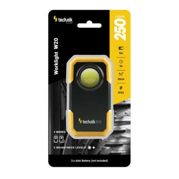 Technik Elemlámpa W20 (3xAAA/nem tartozék) COB (250 lumen), IPX2, MT-W20 kép