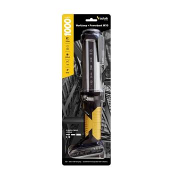 Technik Elemlámpa W50 (akkumulátoros) COB+LED, USB Type-C (1000+300 lumen), IP55, újratölthető, MT-W50 kép