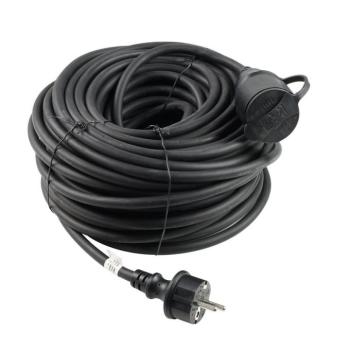 Technik Industrial Hosszabbító 1 utas 30m kábellel 3x1,5mm2 H07RN-F (IP44) 16A, MTI30M1-5M-BK kép