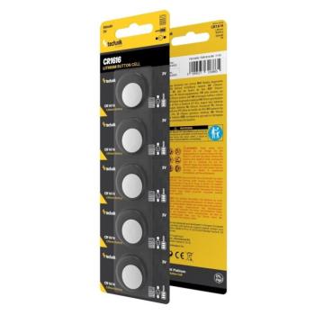 Technik Platinum Gombelem Lithium CR1616 (3V) B5, TCR1616-B5 kép