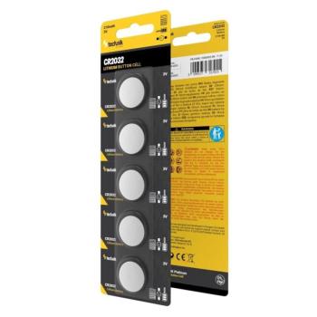 Technik Platinum Gombelem Lithium CR2032 (3V) B5, TCR2032-B5 kép