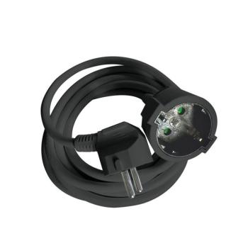Technik Professional Hosszabbító (lengokábel) Fekete 2m kábellel 3x1,5mm2 16A, IP20, MT2M1-5M-BK kép