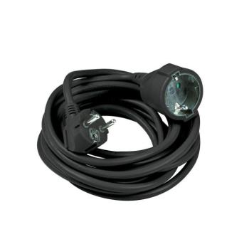 Technik Professional Hosszabbító (lengokábel) Fekete 5m kábellel 3x1,5mm2 16A, IP20, MT5M1-5M-BK kép