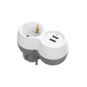 Technik Professional WG Elosztó Fali 1 utas, 2 USB-A 16A, TP1-USB kép