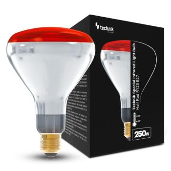 Technik Special Light Infra izzó Fél Piros R125 250W E27, 180°, dimmelhető, TSL-IHR-E27 kép
