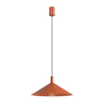 Téglavörös acél függőlámpa ø 40 cm Zylo – Sollux kép