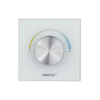 Tekerő gombos kapcsoló , fali , dimmer , távirányító , 2.4GHz , rádiófrekvenciás , CCT , fehér , Miboxer (Mi-Light) , P0 kép