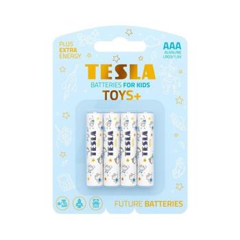 Tesla Batteries - 4 db Alkáli elem AAA TOYS+ 1,5V 1300 mAh 8594183397795
