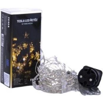 Tesla - Csillag dekorációs nano fényfüzér, 1,5 cm, 50 LED, 2700 K, 5 m + 3 m kábel, 230 V, időzítő, IP44 kép