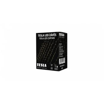 Tesla dekoratív fényfüggöny, 2700K, 120LED, 1m x 2m + 3m kábel, 230 V, IP44 kép
