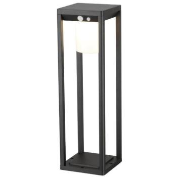 Tesla LED napelemes kerti lámpa TS201, 50 cm, akár 300 lumen, 3000 K, PIR, IP44