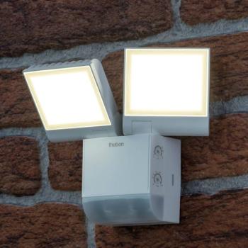 Theben LED kültéri fali lámpa theLeda S17-100, fehér, szenzoros kép
