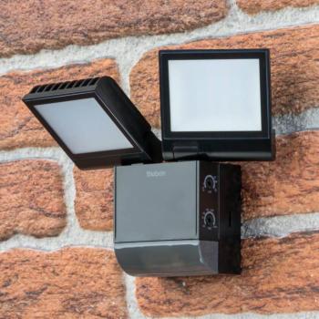 Theben LED kültéri fali lámpa theLeda S17-100, fekete Érzékelő kép
