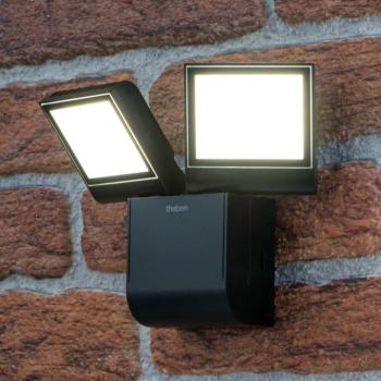 Theben LED kültéri fali lámpa theLeda S17-100L, fekete, 2-lámpás kép