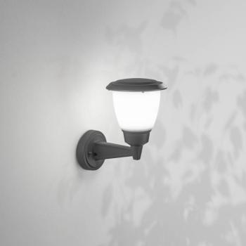 Thiago kültéri fali lámpa, sötét szürke, fém, 20 cm, E27, IP54 kép