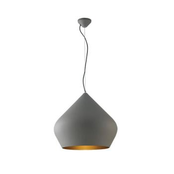 Tholos lógó lámpa, szürke/arany színű, Ø 52 cm, fém kép