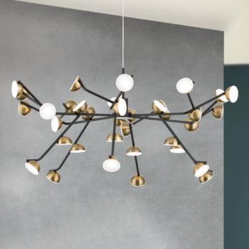 Ticino LED függő lámpa, 36 izzós kép