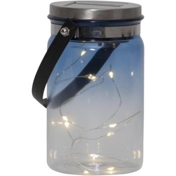 Tint Lantern Blue kültéri napelemes lámpás, magasság 15 cm - Star Trading kép