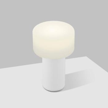 Tiny-B LED-es újratölthető asztali lámpa, fehér, magasság 13 cm, IP54, USB kép