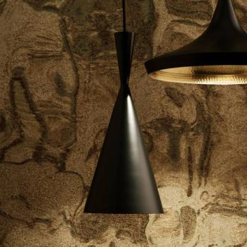 Tom Dixon Beat Tall LED függő lámpa, fekete kép