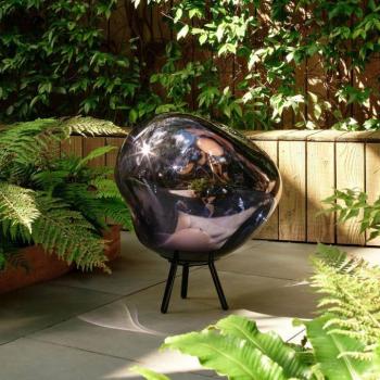 Tom Dixon LED akkumulátoros teraszlámpa Melt large, füstszürke kép
