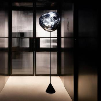 Tom Dixon LED álló lámpa Melt Cone Slim, füstszürke, 180 cm kép
