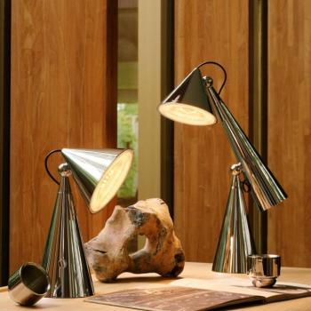 Tom Dixon LED asztali lámpa Pose Task Light, ezüst színű kép