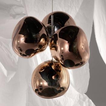 Tom Dixon LED csillár Melt Chandelier, réz színű kép