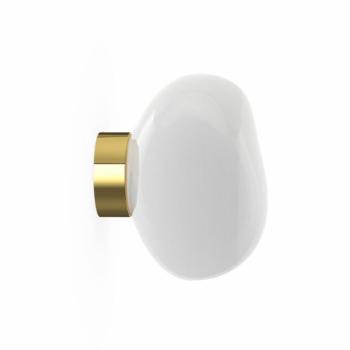 Tom Dixon LED fali lámpa Melt, Ø 29 cm, opál/arany színű kép